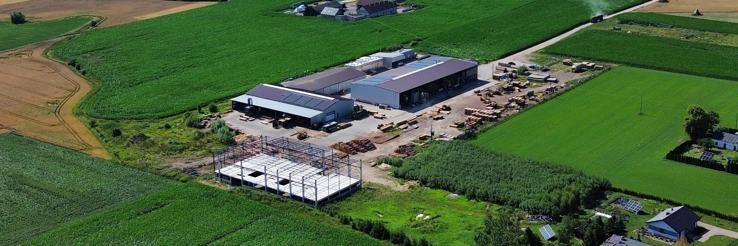 Panorama współczesnego zakładu produkcyjnego HEKAL w Brąchnowie